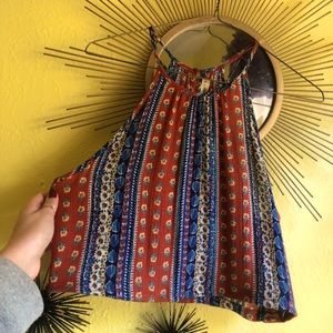 🌿refashioned chloe&katie patterned tank!